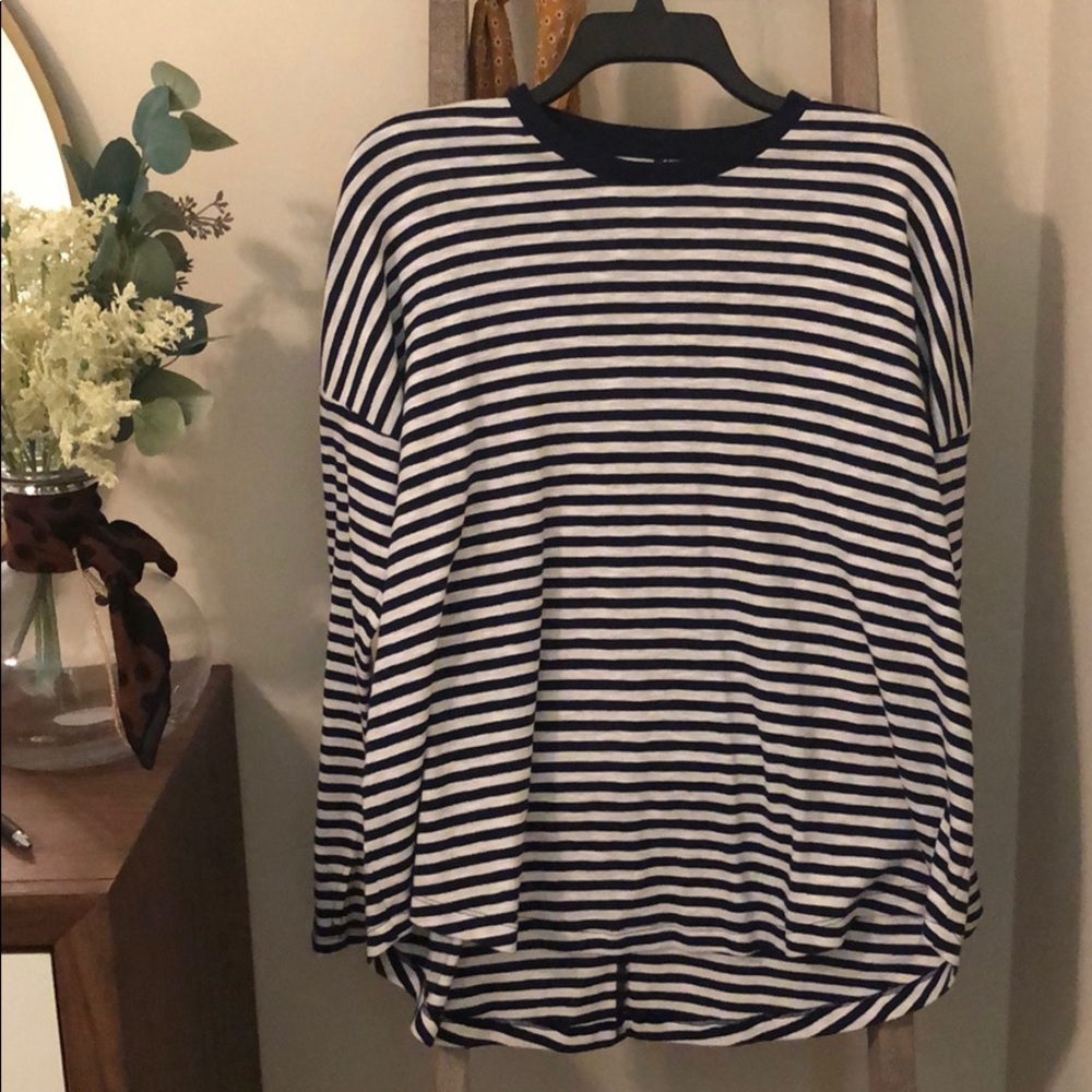AERIE REAL SOFT stripe long sleeve tee